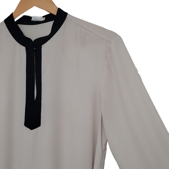 ONE CLOTHING Top Blouse Long Sleeve Hi Low - Picture 6 of 10